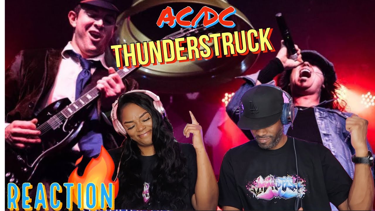 AC/DC “THUNDERSTRUCK” REACTION | Asia and BJ